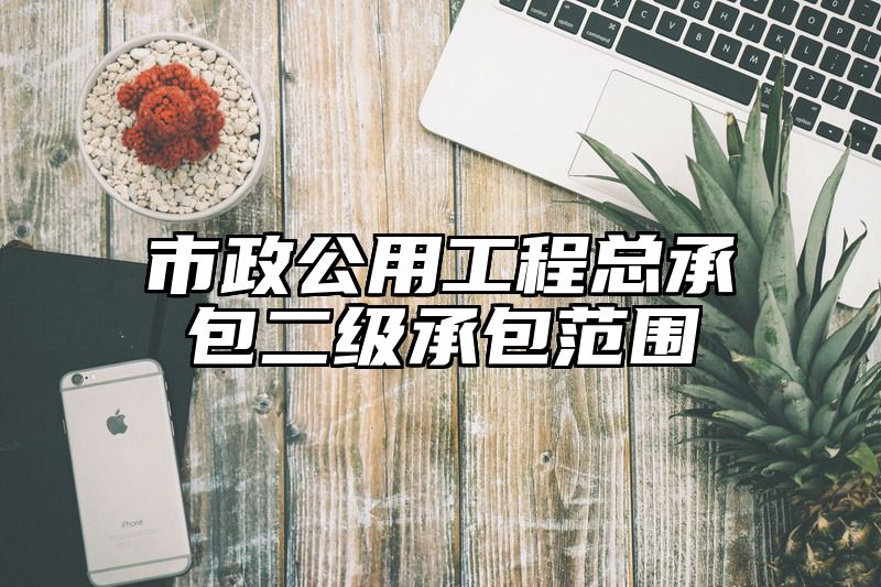 市政公用工程总承包二级承包范围