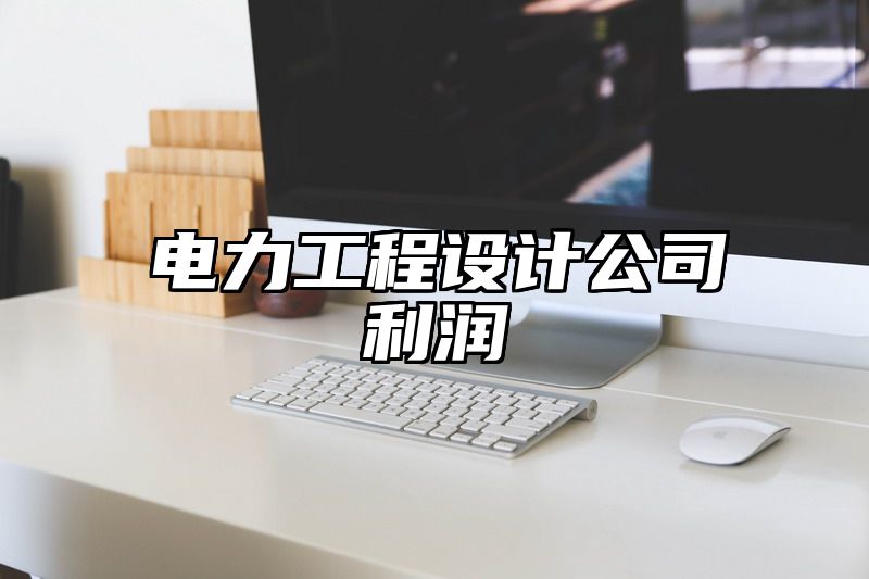 电力工程设计公司利润