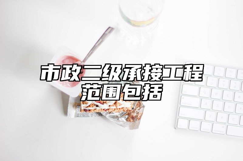 市政二级承接工程范围包括