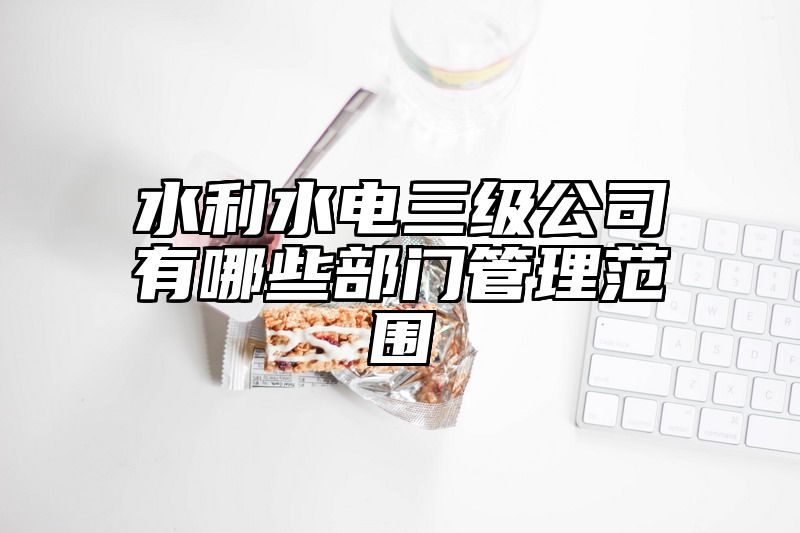 水利水电三级公司有哪些部门管理范围