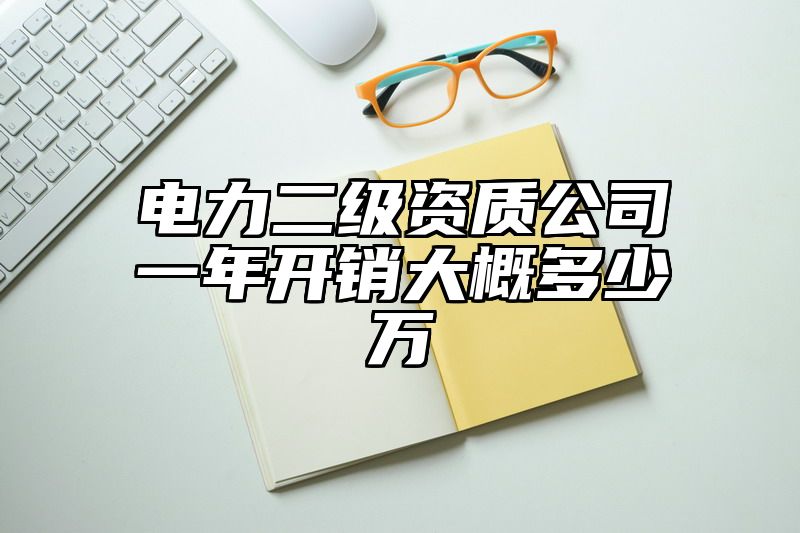 电力二级资质公司一年开销大概多少万